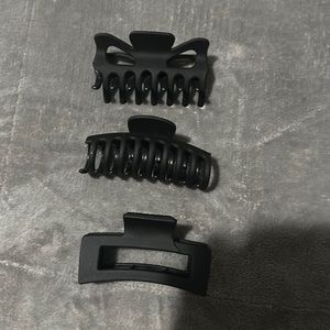 multi-set black claw clips